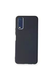 Evi̇mdeyokyok Vi̇vo Y11S Kılıf Nano İçi̇ Kadi̇fe Si̇li̇kon - Laci̇vert