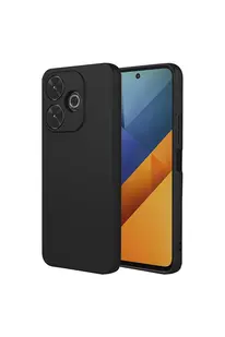 Evi̇mdeyokyok Xi̇aomi̇ Redmi̇ 13 4G Kılıf Nano İçi̇ Kadi̇fe Si̇li̇kon - Si̇yah
