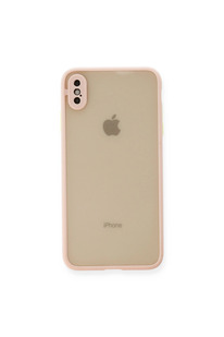 Evi̇mdeyokyok Apple İphone Xs Max Kılıf Montreal Si̇li̇kon Kapak - Pembe