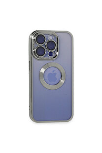 Evi̇mdeyokyok Apple İphone 15 Pro Max Kılıf Slot Si̇li̇kon - Gümüş
