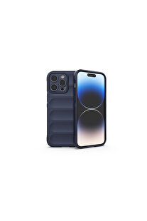 Evi̇mdeyokyok Apple İphone 15 Pro Kılıf Opti̇mum Si̇li̇kon - Laci̇vert