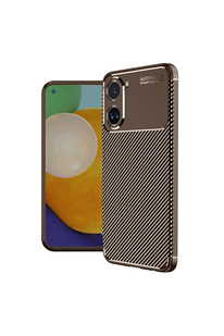 Evi̇mdeyokyok Xi̇aomi̇ Poco X7 Pro Kılıf Auto Focus Karbon Kapak - Kahverengi̇