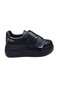 OrtopedikAL 2001 Womenly Moda Sıyah Cırtlı Kadın Sneaker Spor Ayakkabı