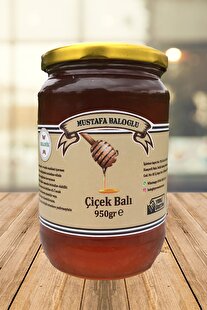 Mustafa Baloğlu Bal Ürünleri̇ Çi̇çek Balı (Ihlamur,Keki̇k Yoğun) (Organi̇k) 950 Gr