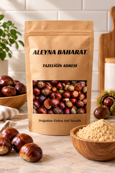 Aleyna Baharat 1 Kg Tane At Kestanesi - Katkısız & Doğal