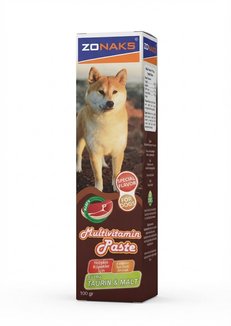 Zonaks Multivitamin Paste 100 Gr - Köpekler Için Taurin Ve Malt Katkılı Vitamin Macunu