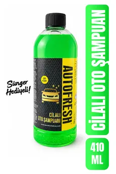 AutoFresh Araç Konsantre Cilalı Oto Araba Yıkama Şampuanı 410 ml