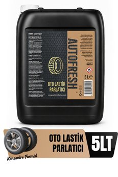AutoFresh Oto Lastik Parlatıcı Sünger Hediyeli Araç Tampon Parlatıcı Lastik Bakımı 5 kg Folyo Kapak