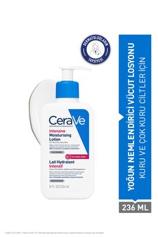 CeraVe Kuru Ciltler İçin Hyalüronik Asit&Seramid&Hidro-üre İçerikli Yoğun Nemlendirici Vücut Losyonu 236 ml