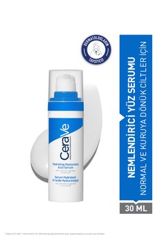 CeraVe Normal ve Kuruya Dönük Ciltler İçin Hyalüronik Asit İçerikli Nemlendirici Yüz Bakım Serumu 30 ml