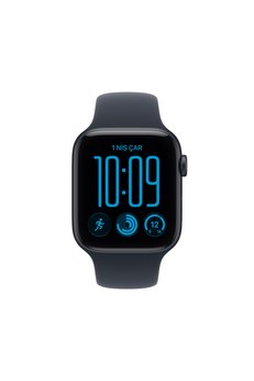 Apple Watch SE 3 GPS 44mm Gece Yarısı Alüminyum Kasa ve Lacivert Spor Kordon - M/L