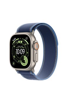 Apple Watch Ultra 3 GPS + Cellular 49 mm Natürel Titanyum Kasa ve Mavi/Parlak Mavi Trail Loop - S/M