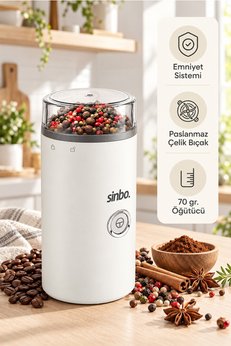 Sinbo SCM-2980 Kahve ve Baharatlı Öğütme Makinesi