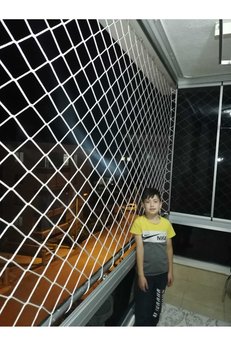 KONAK FİLE Çocuk Güvenlik Filesi Balkon Filesi 10x10 2METREx6METRE