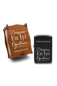 Artemis Gift Öğretmenler Gününe Özel Ahşap Kutulu Çakmak