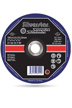 SONNENFLEX 180 X 6,0 X 22,23 Mm Metal Kesici Disk 1 Adet