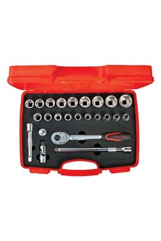 İzeltaş 1/2" Altı Köşe Lokma Anahtar Takımı 24 Parça-1113002024