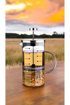 Comprox Cambu 700ml 3 Ü 1 Arada French Press Demlik Ölçü Kabı