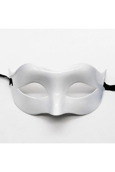 Go İthalat Beyaz Renk Masquerade Kostüm Parti̇si̇ Venedi̇k Balo Maskesi̇ (4247)