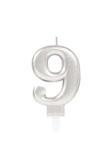Go İthalat 9 Rakam Mum Gümüş Renk (4178)