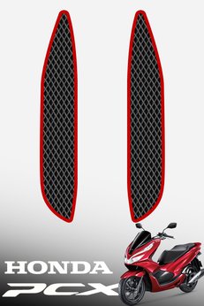 Torpedo Honda PCX Premium Eva Motosiklet Paspası - Siyah Kırmızı