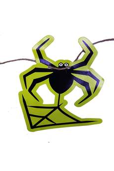 Go İthalat Örümcek Şeki̇lli̇ Asmalı Halloween Flama Banner Afi̇ş 2 Metre (4130)