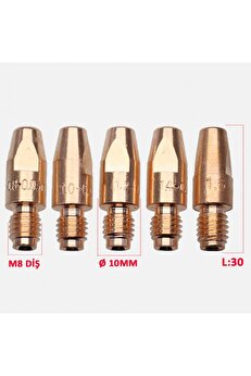 Steelweld M8-0.8 Mm Gazaltı Kaynak Memesi - Kontak Meme. 1 Adet