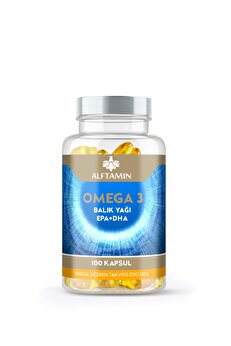 ALFTAMİN ALFTAMIN Omega 3 Balık Yağı 100 Kapsül EPA+DPA