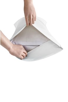 Divanev 2 Adet Pamuklu Yastık Kılıfı 50X70 Cm Fermuarsız Beyaz