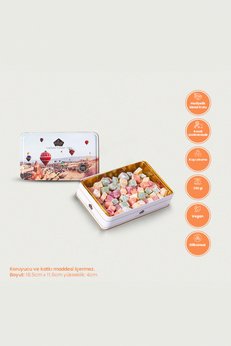 Çerez Pazarı Kuş Lokumu Hediyelik Metal Kutuda 350gr