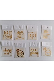Ai̇rbrush Tattoo Bri̇de Dövmeleri̇ 8 Adet Bi̇rden Seri̇ 3