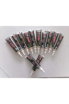 Airbrush Tattoo Hint Kınası 12 Adet Birden Siyah Renk Desen