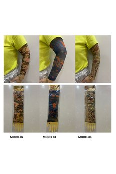 Airbrush Tattoo Kızlar Serisi 3 Çift 6 Adet Giyilebilir Dövme Sleeve Tattoo  Set28
