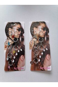 Airbrush Tattoo Saç Yüzüğü 2 Kartela 16 Adet Model4