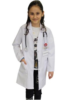 safaforma Kız Çocuk Doktor Önlüğü 2 -14 Yaş Aralığı Bedenler