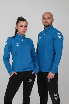 Hummel Oregon Antrenman Eşofman Üstü Saks Mavi̇