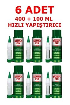 Somafix SOMAFİX S665 (6 AADET) MDF HIZLI YAPIŞTIRICI 400 ML