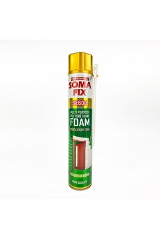 Somafix Sosfıx Poliüretan Köpük 600 Gr - 750 Ml Tüpte Pipetli P.ü.köpük Çelik Kapı Pencere Montaj Izolasyon