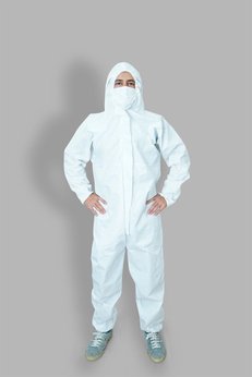 Med Online Xl Koruyucu Tulum Lamineli Kullan At Beyaz Sıvı Geçirmez 57 gr Temizlik/boya/kimyasal