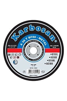 KARBOSAN Metal Kesme Kesici 180x3x22 Mm 5 Adet