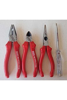 İzeltaş 180 mm Pense 160 mm Yan Keski 160 mm Kargaburnu 190 mm Kontrol Kalemi