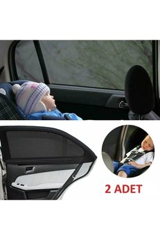 MeyZone 2 Adet Oto Yan Cam Perdesi Araba Arka Güneşlik Araç Anne Bebek Çocuk Perde Arka Koltuk Emzirme Örtü