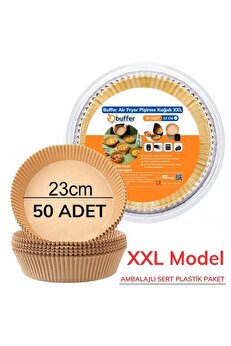Go İthalat 50 Adet Ai̇r Fryer Pi̇şi̇rme Kağıdı Tek Kullanımlık 23 Cm Yuvarlak Pi̇şi̇rme Kağıdı Xxl Pvc Li̇ (4178)