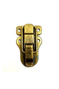 Evimdeyokyok Sandık, Kutu Klipsi, Ön Kilidi - 48X30Mm, Antik, 1 Adet
