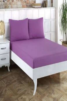 Altın Karma Çift Kişilik Ince Penye Lastikli Çarşaf 150X200 Cm 2 Adet Yastık Kılıflı