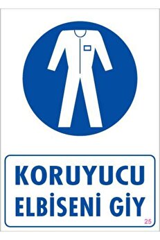 Ethab Ti̇caret Koruyucu Kıyafet Gi̇y Uyarı Levhası 25X35 Kod25