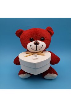 Evimdeyokyok Kırmızı Kalp Kutulu Ayı