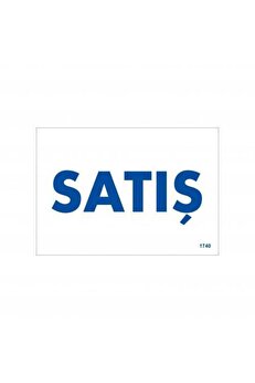 Ethab Ti̇caret Satış Uyarı Levhası 17,5X25 Kod1740