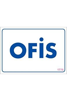 Ethab Ti̇caret Ofi̇s Uyarı Levhası 17,5X25 Kod1775