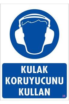 Ethab Ti̇caret Kulak Koruyucu Kullan Uyarı Levhası 25X35 Kod35
